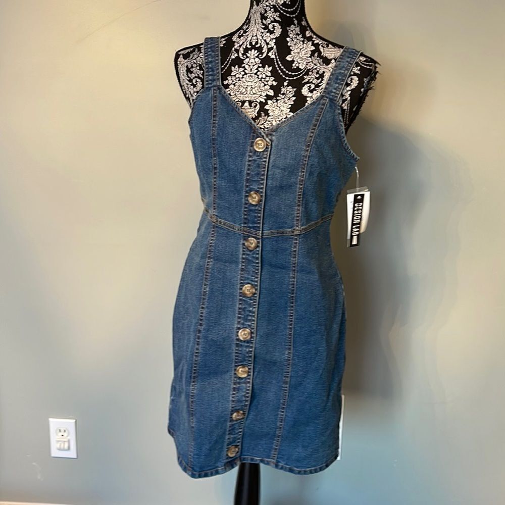 Design Lab NEW Jeans Dress Small